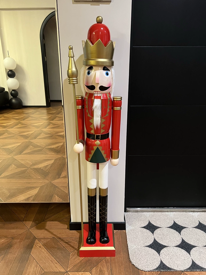 Nutcracker Figurine - Ornement décoratif de café, Casse-noisette soldat