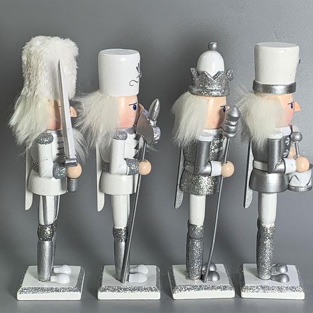 Nutcracker Figurine - 4 figurines de casse-noisette de 18