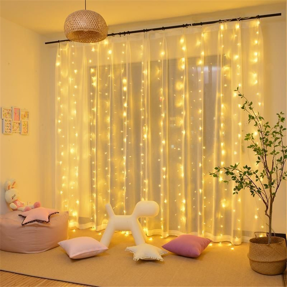 Led Fairy String Lights - Guirlande lumineuse LED, rideau lumineux, Nouvel