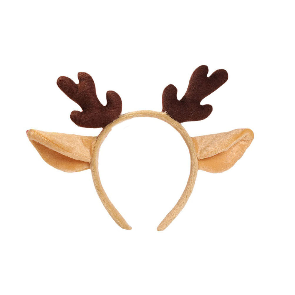Reindeer Antlers Headband - Serre-tête de Noël en bois de