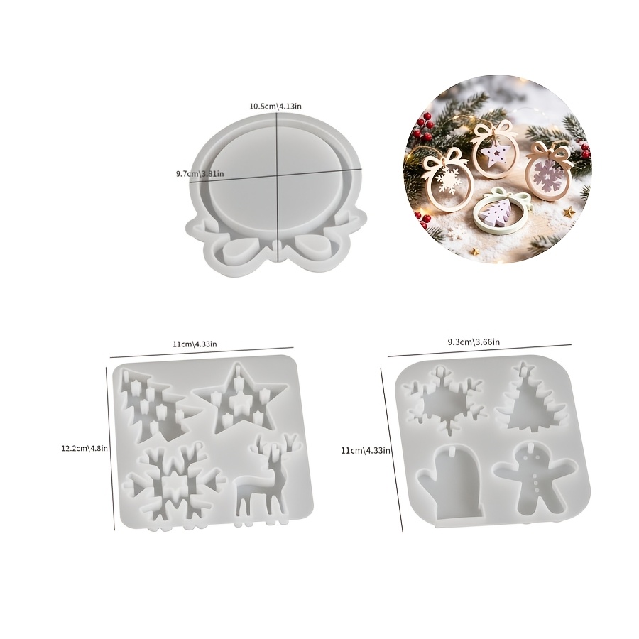 Moule en silicone pour résine  - Holiday Candle Set avis et prix