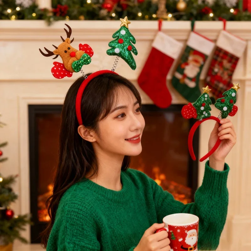 1-5PCS Serre-tête à cornes de  - Reindeer Antlers Headband avis et prix