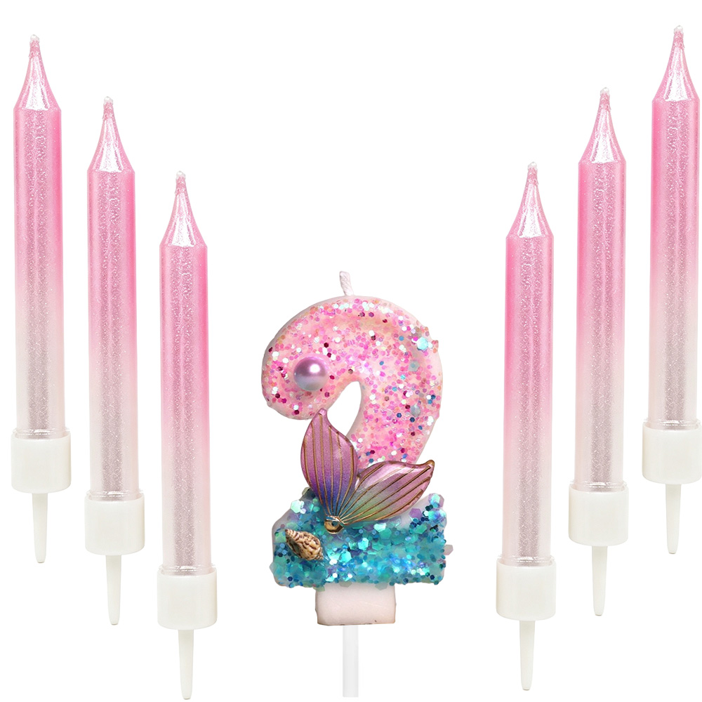 6/7 pièces Bougies d'anniversa - Holiday Candle Set avis et prix