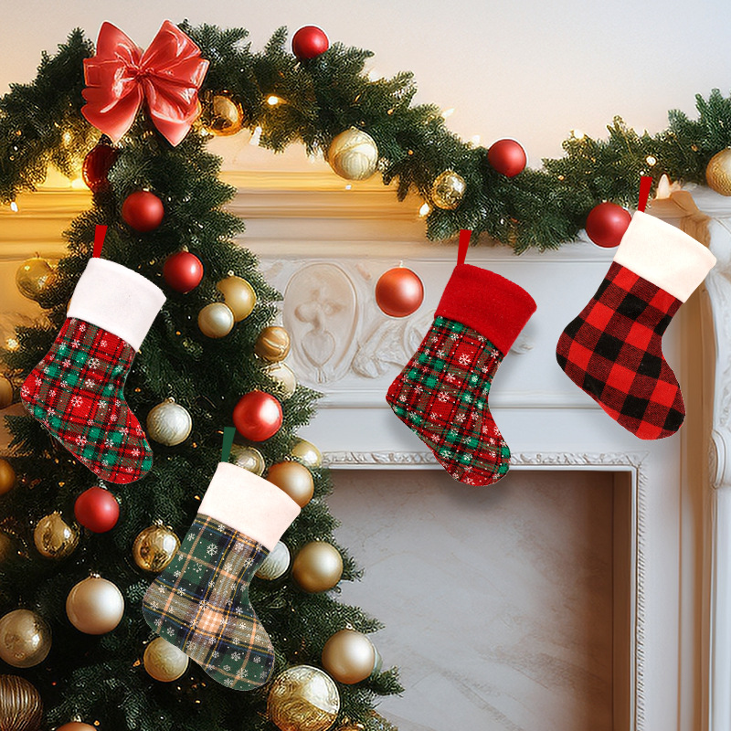 10 pièces, porte-sac cadeau po - Christmas Stocking Hanging avis et prix