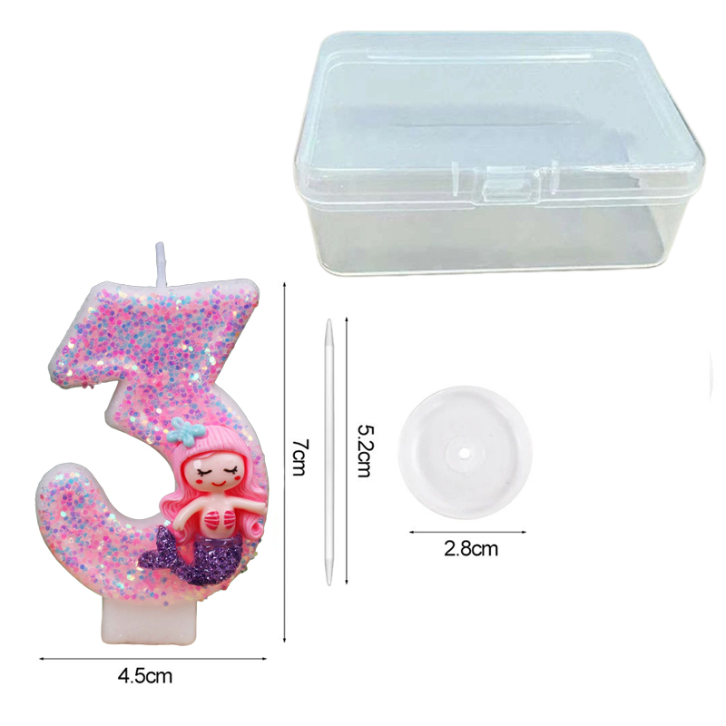 Bougies d'anniversaire numériq - Holiday Candle Set avis et prix