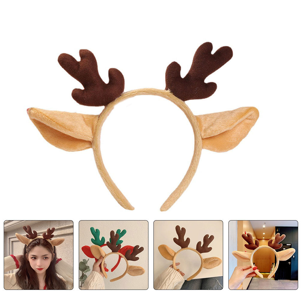 Serre-tête de Noël en bois de  - Reindeer Antlers Headband avis et prix