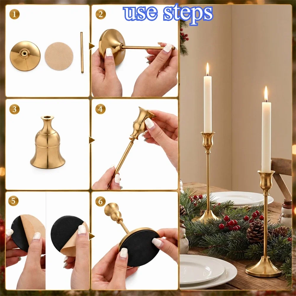 6 ensembles de porte-bougies v - Holiday Candle Set avis et prix