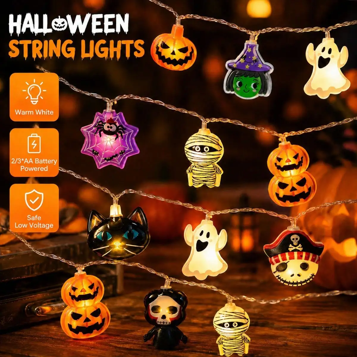 Guirlande lumineuse LED d'Hall - Led Fairy String Lights avis et prix