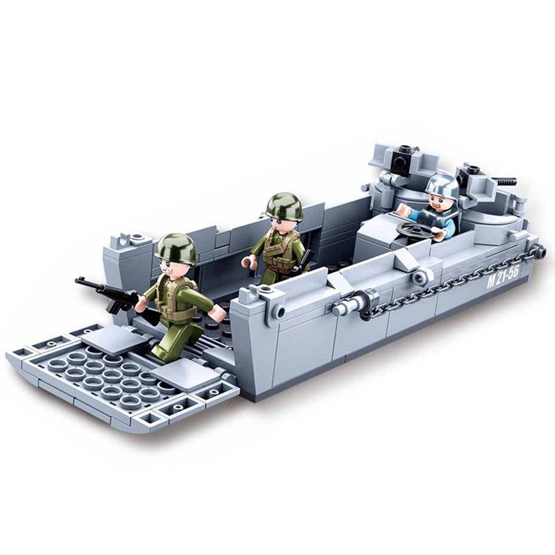 Sluban WW2 US militaire Higgin - Lego Set City avis et prix