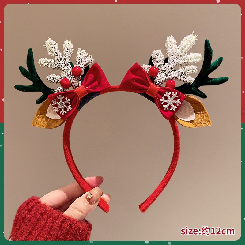 Serre-tête de Noël mignon avec - Reindeer Antlers Headband avis et prix