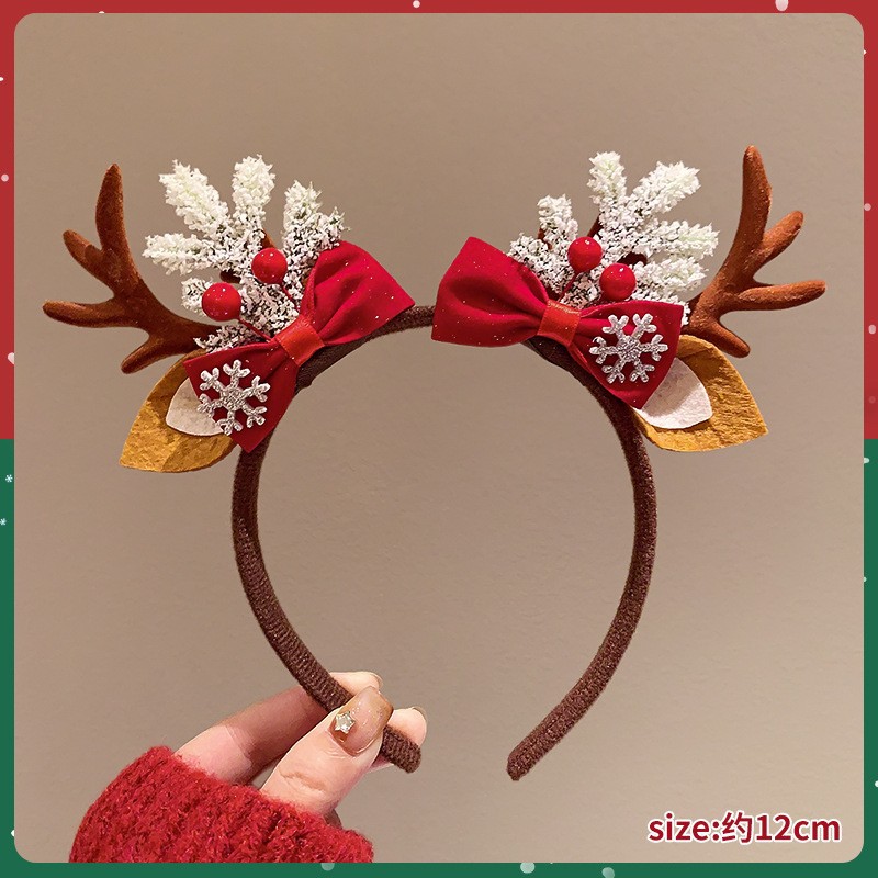 Serre-tête de Noël mignon avec - Reindeer Antlers Headband avis et prix