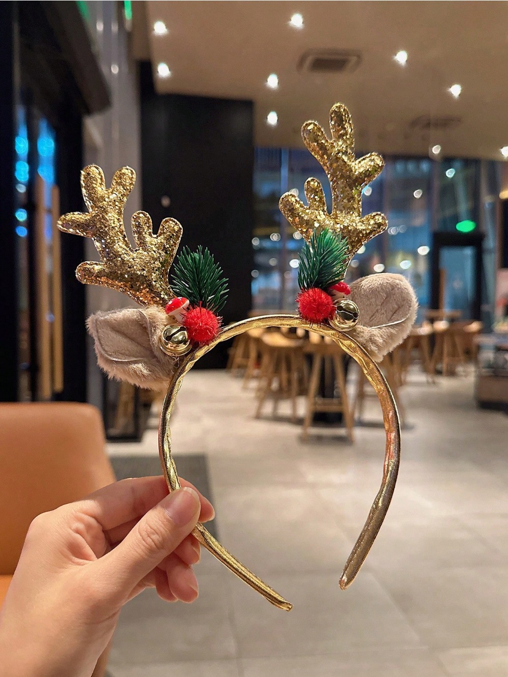 Bandeau de noël en forme de ch - Reindeer Antlers Headband avis et prix