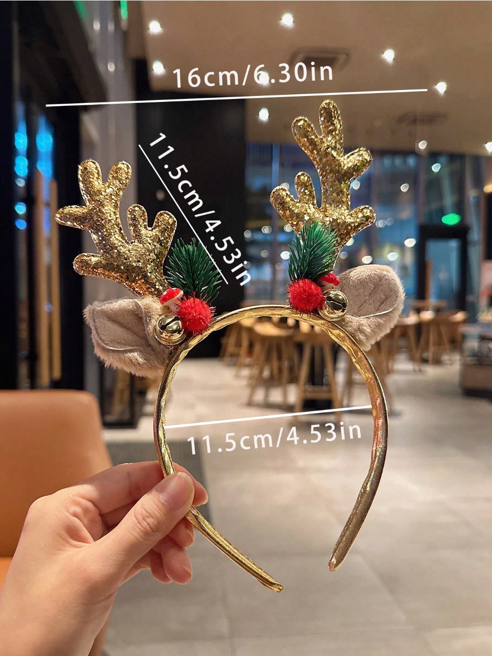 Bandeau de noël en forme de ch - Reindeer Antlers Headband avis et prix