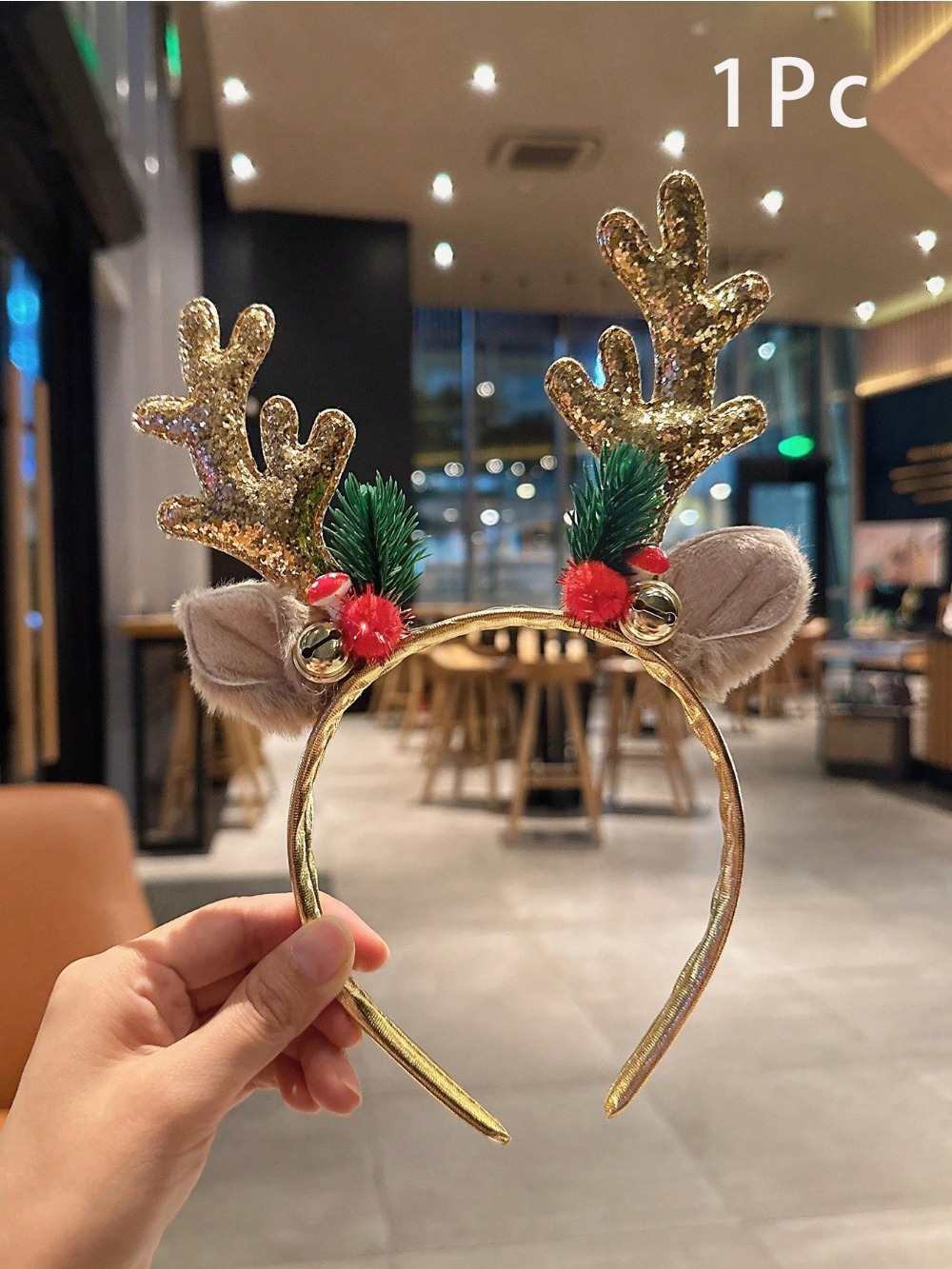 Bandeau de noël en forme de ch - Reindeer Antlers Headband avis et prix
