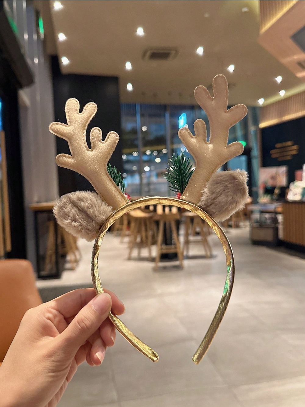 Bandeau de noël en forme de ch - Reindeer Antlers Headband avis et prix