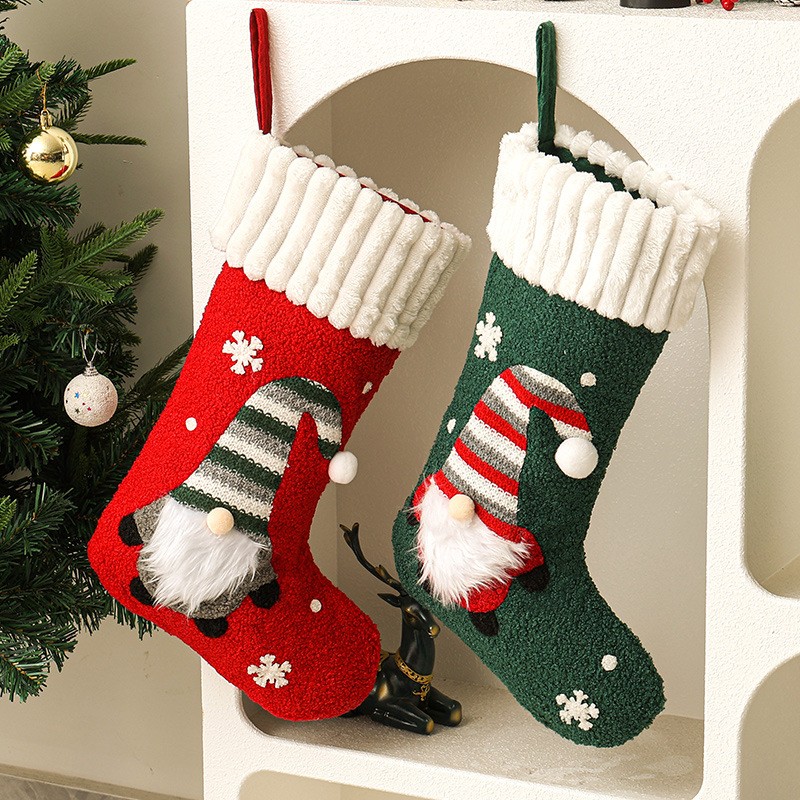 Grand chausson de Noël représe - Christmas Stocking Hanging avis et prix