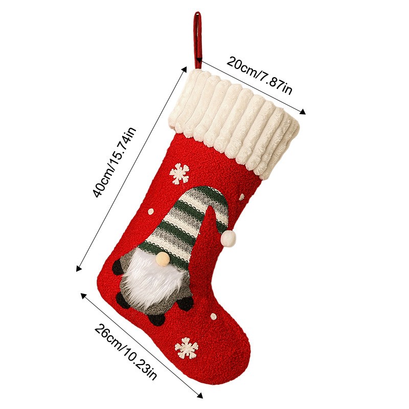 Grand chausson de Noël représe - Christmas Stocking Hanging avis et prix